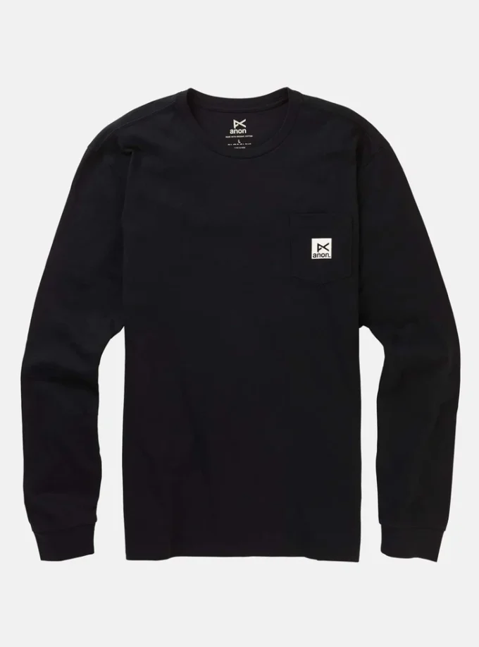 Anon långärmad T-shirt för herr Anon långärmad T-shirt för herr