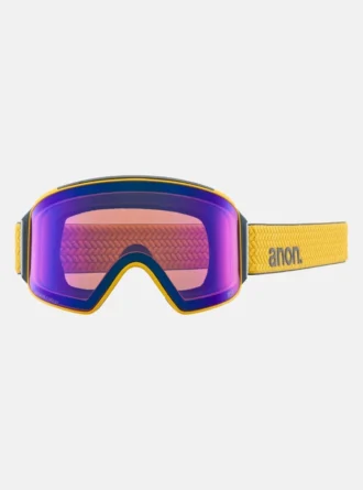 Anon M4 Low Bridge Fit-skidglasögon (cylindriska) + bonuslins + MFI®-ansiktsmask