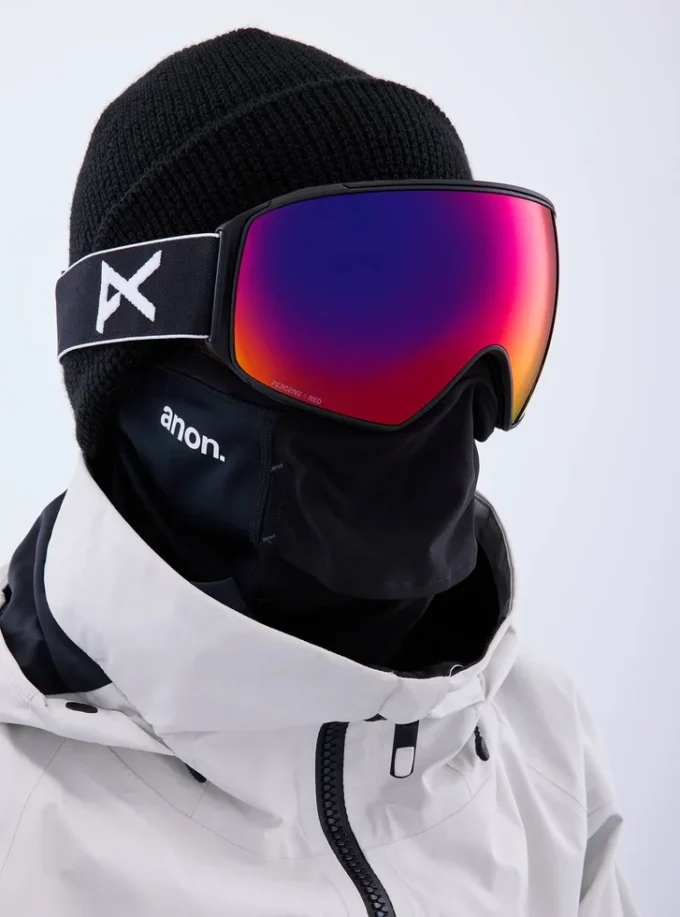 Anon M4 Low Bridge Fit-skidglasögon (toriska) + bonuslins + MFI®-ansiktsmask Anon M4 Low Bridge Fit-skidglasögon (toriska) + bonuslins + MFI®-ansiktsmask