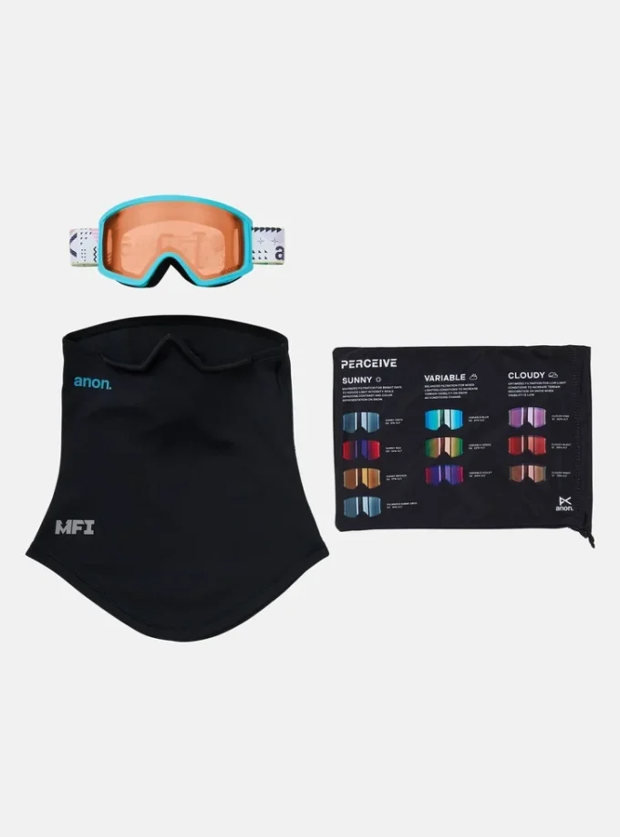 Anon Tracker 2.0-skidglasögon + MFI®-ansiktsmask