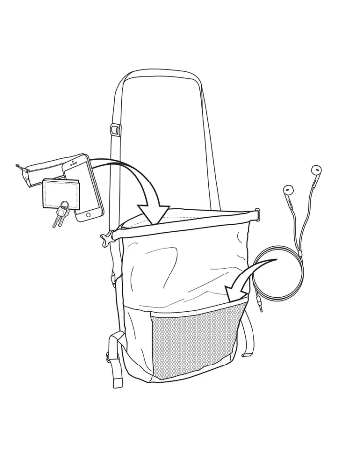 Burton 5L liten ryggsäck