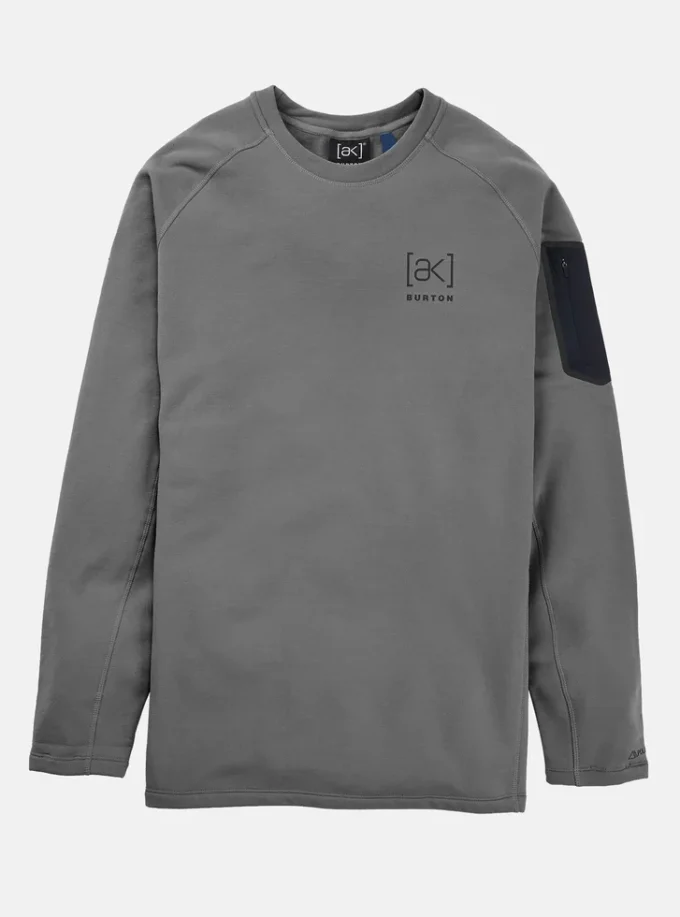 Burton [ak]® Baker Power Stretch® fleecetröja med rund hals för herr