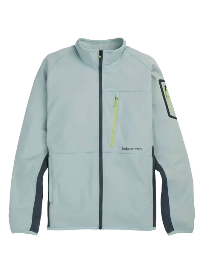 Burton [ak]® Polartec® Grid fleecetröja med hel dragkedja