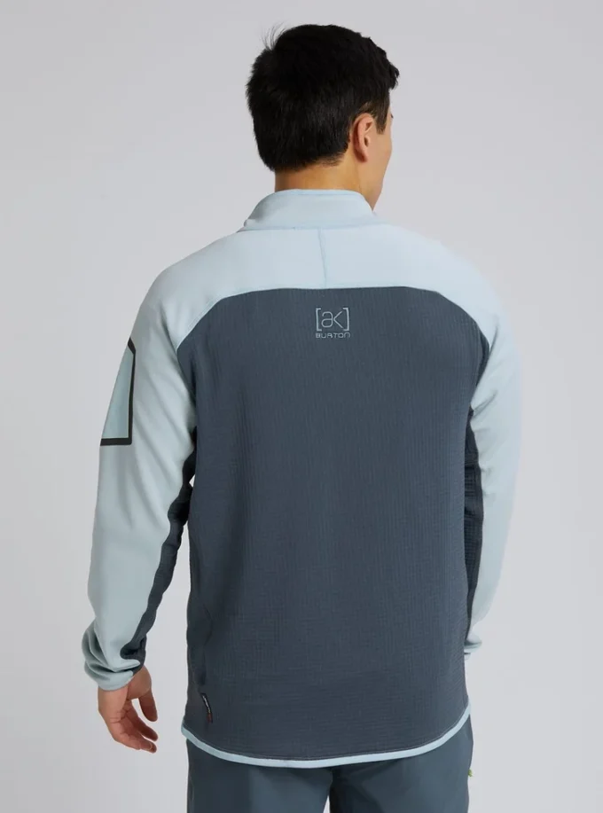 Burton [ak]® Polartec® Grid fleecetröja med hel dragkedja