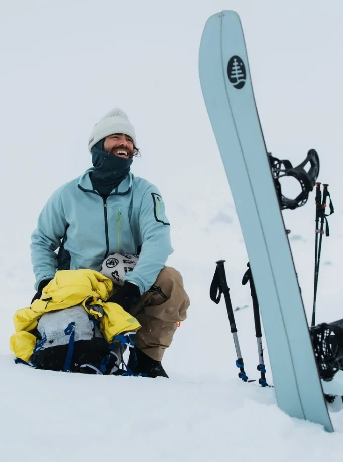 Burton [ak]® Polartec® Grid fleecetröja med hel dragkedja