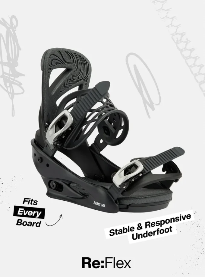Burton Escapade Re:Flex snowboardbindningar för damer Burton Escapade Re:Flex snowboardbindningar för damer