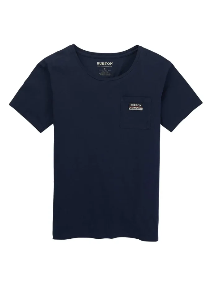 Burton Classic kortärmad T-shirt med ficka för dam Burton Classic kortärmad T-shirt med ficka för dam