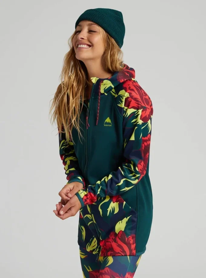 Burton Crown Weatherproof Long Full-Zip Fleece för damer Burton Crown Weatherproof Long Full-Zip Fleece för damer