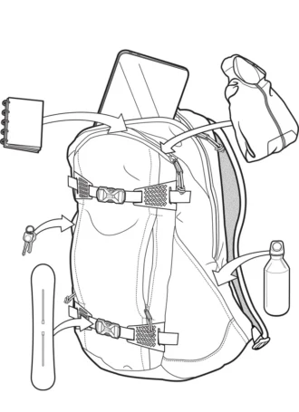 Burton Day Hiker 22L ryggsäck