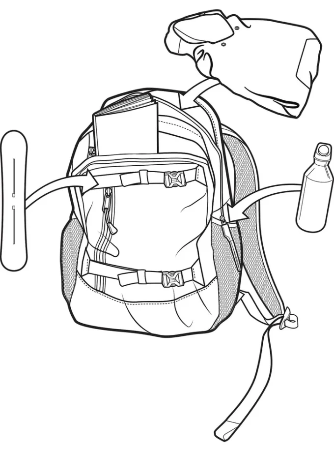 Burton Day Hiker 25L ryggsäck för damer Burton Day Hiker 25L ryggsäck för damer