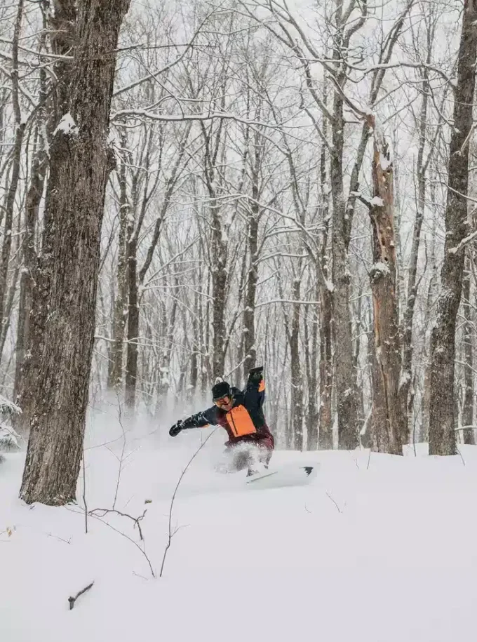 Burton Family Tree Resonator Pow Surfing Snowboard Burton Family Tree Resonator Pow Surfing Snowboard