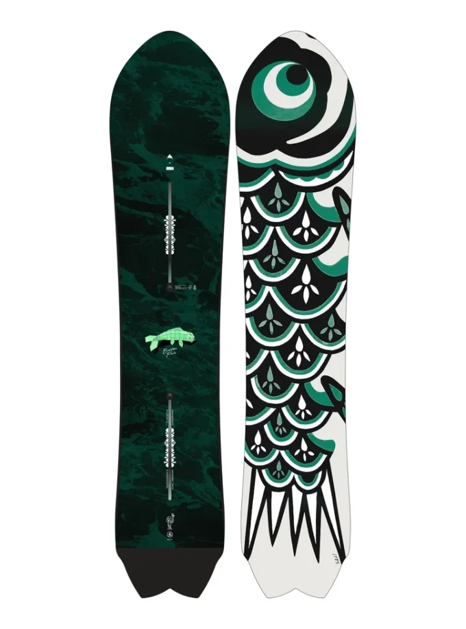 Burton Fish 3D Directional Flat Top Snowboard för herr Burton Fish 3D Directional Flat Top Snowboard för herr