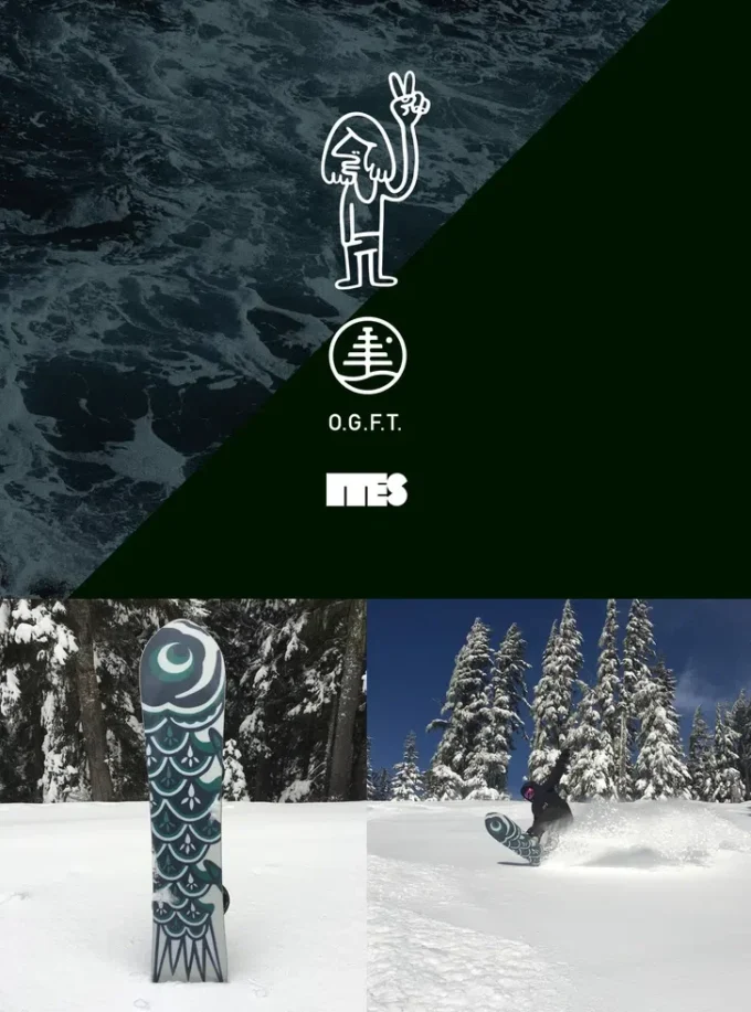 Burton Fish 3D Directional Flat Top Snowboard för herr Burton Fish 3D Directional Flat Top Snowboard för herr