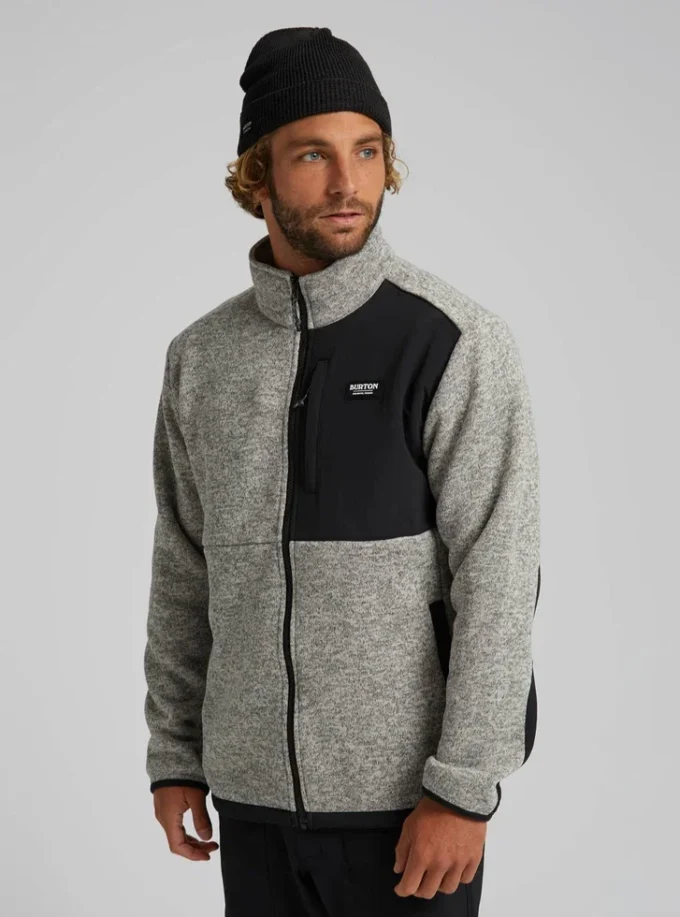 Burton Hayrider Sweater Full-Zip Fleece för herr Burton Hayrider Sweater Full-Zip Fleece för herr