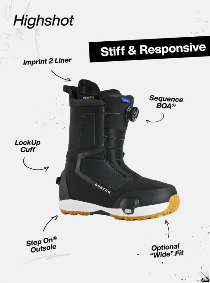 Burton Highshot Step On® snowboardkängor för herr Burton Highshot Step On® snowboardkängor för herr