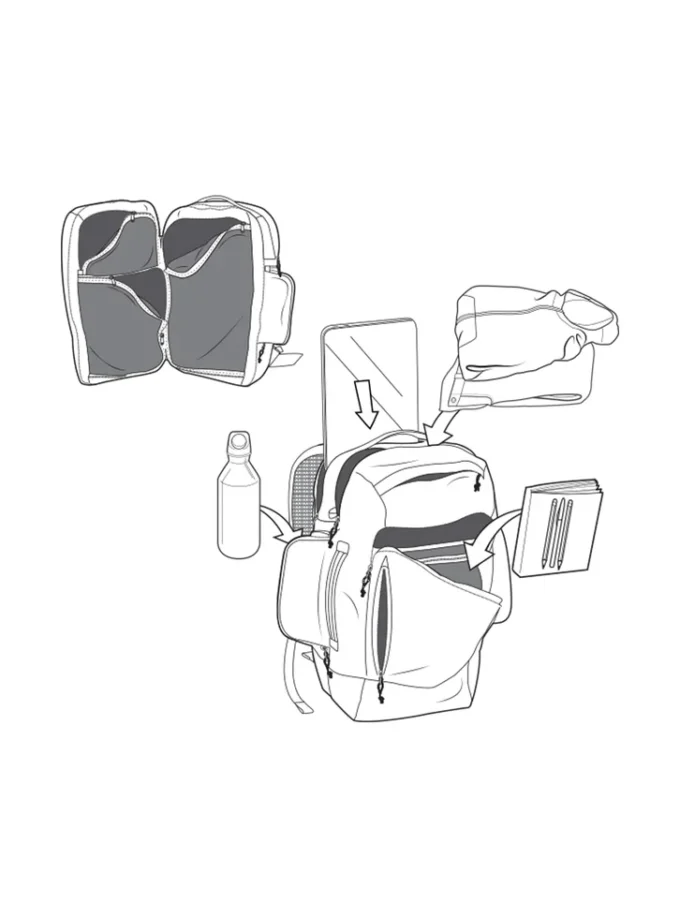 Burton Multipath 27L resryggsäck Burton Multipath 27L resryggsäck