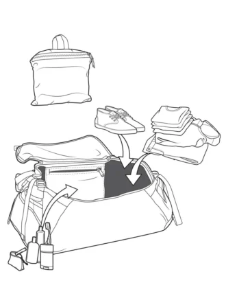 Burton Multipath 40L liten duffelväska