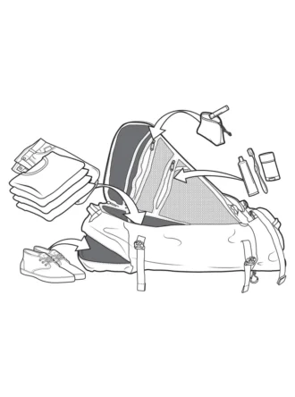 Burton Multipath 90L stor duffelväska