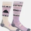 Burton Performance Lightweight Socks för damer (2-pack) Burton Performance Lightweight Socks för damer (2-pack)
