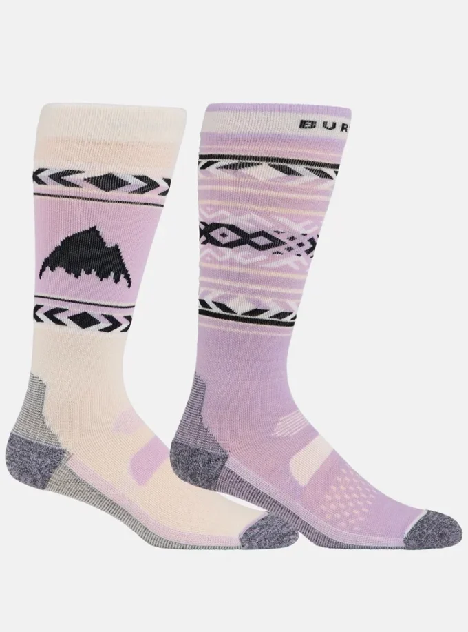 Burton Performance Lightweight Socks för damer (2-pack) Burton Performance Lightweight Socks för damer (2-pack)