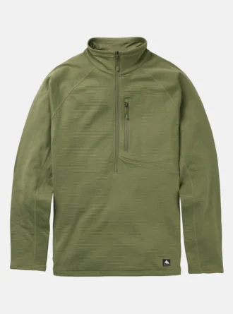 Burton Stockrun Grid Half-Zip Fleece för herr (prov)