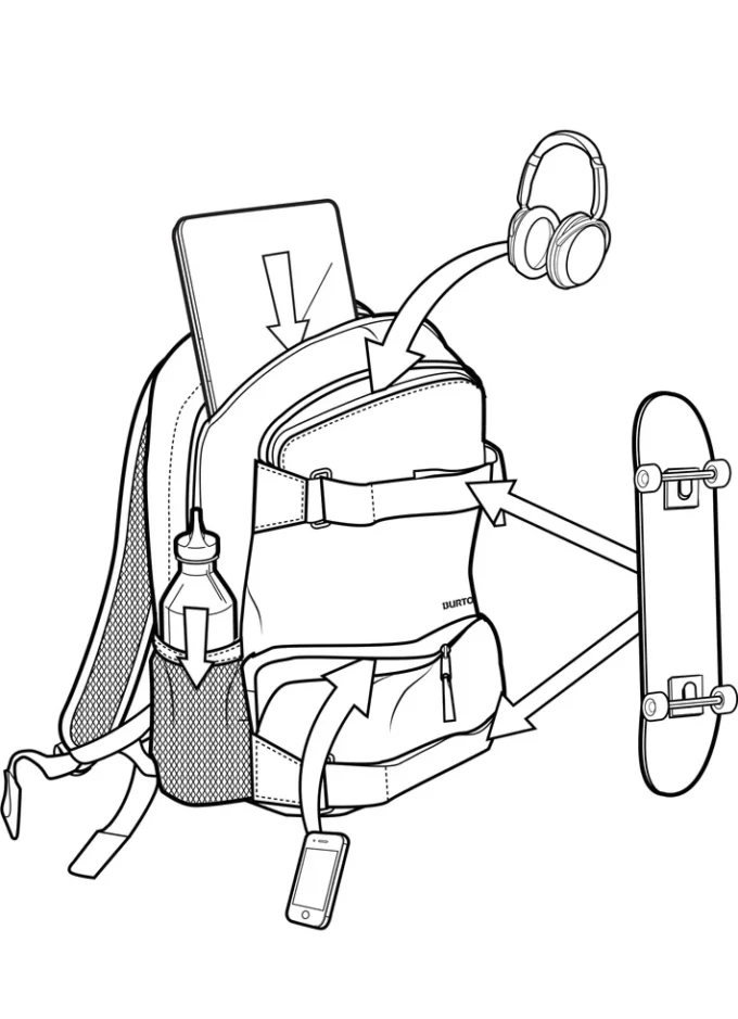 Burton Treble Yell 21L ryggsäck Burton Treble Yell 21L ryggsäck