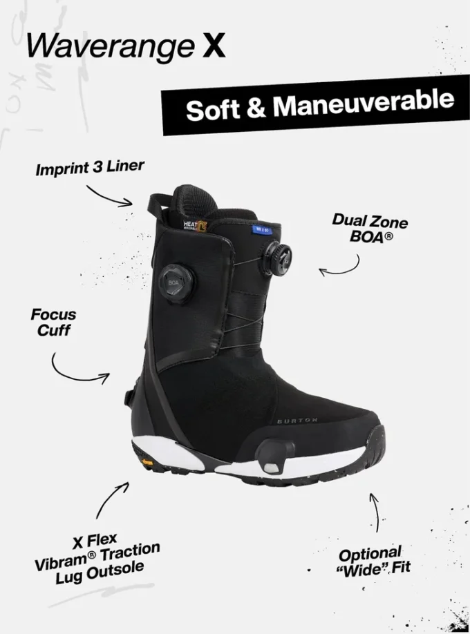 Burton Waverange X Step On® snowboardkängor för damer Burton Waverange X Step On® snowboardkängor för damer